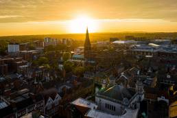 Leicester city skyline